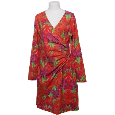 Robe portefeuille (Rouge, Multicolore) de Líen & Gíel Coton, Élasthane