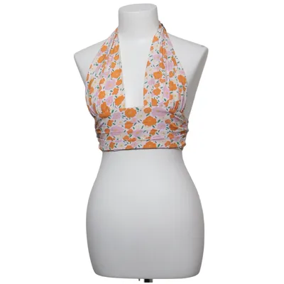 Halternecktopp (Vit, Flerfärgad) från Loavies Polyester