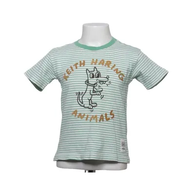 T-shirt (Grøn, Hvid) fra Keith Haring Bomuld