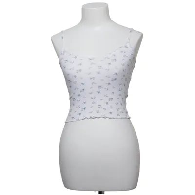 Tank Top (White, Blue) from Hollister