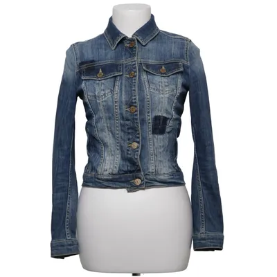 Veste en jean (Bleu) de Mustang True Denim Coton, Élasthane