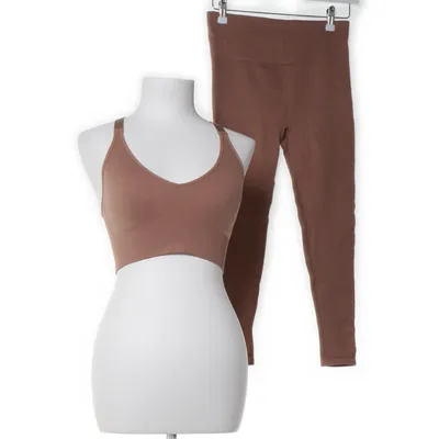 Set (Brun) från H&M Sport Elastan, Polyamid