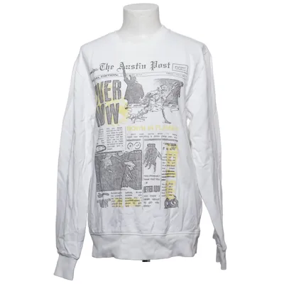 Sweatshirt (Wit, Meerkleurig) van Posty Co Katoen, Elastaan