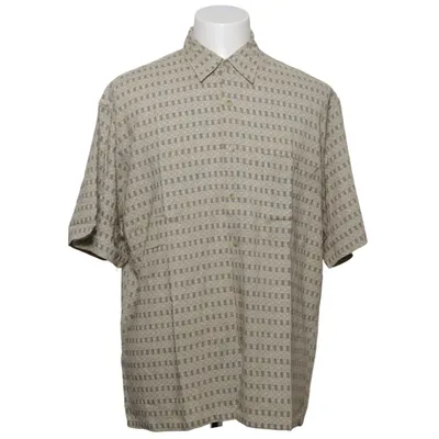 Kortärmad skjorta (Beige, Grå) från Moda Campia Viskos