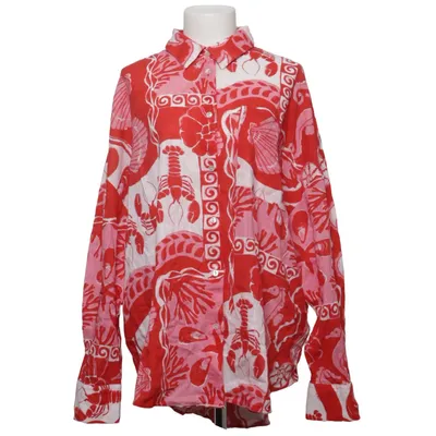 Blouse (Rood, Roze, Wit) van Next Katoen, Linnen
