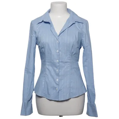 Shirt (Blue) from Zara Cotton, Elastane, Polyester