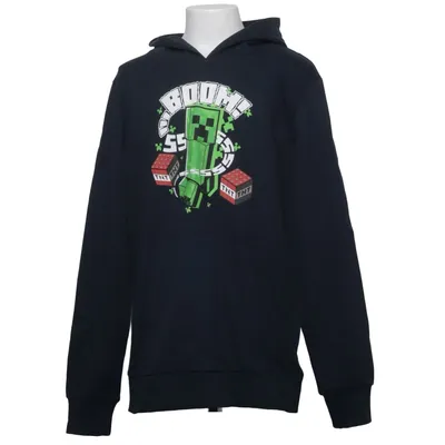 Sweat à capuche (Gris, Multicolore) de Minecraft Coton, Polyester