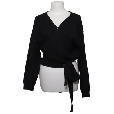 Cardigan cache-cœur (Noir) de Forplay Élasthane, Polyester