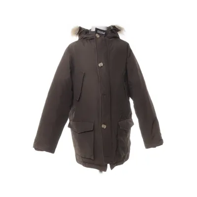 Donsjack (Bruin) van Woolrich Katoen, Dons, Veer, Polyamide