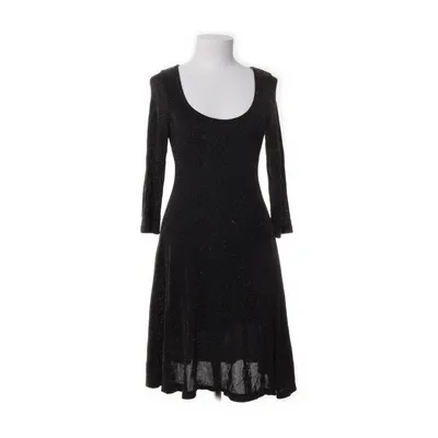 Klänning (Svart, Guldfärgad) från Design by kappAhl Bomull, Elastan, Metallfiber, Polyamid