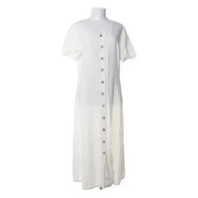 Kjole (Hvid) fra Ted Nicol Linned, Polyester, Viscose