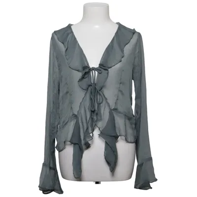 Blouse (Ls Short Frill Top Wv) van Vero Moda Gerecycled polyester