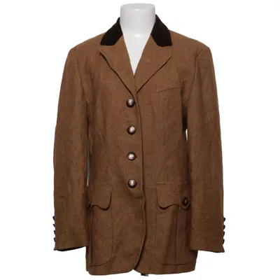 Blazer (Brown) from HMC Silk, Wool