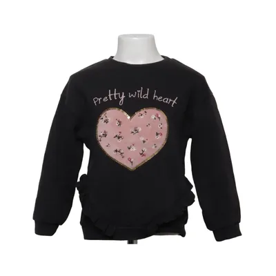 Sweatshirt (Sort) fra Happy Girls Club Bomuld, Polyester