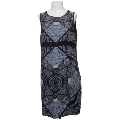 Klänning (Svart, Blå, Vit) från 123 Paris Polyester, Silke, Viskos