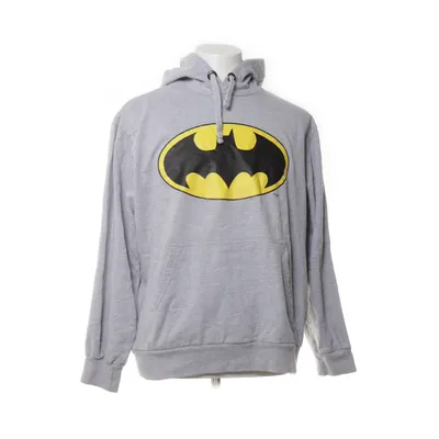 Huvtröja (Grå, Gul, Svart) från Batman Bomull, Polyester