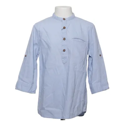 Chemise (Bleu) de Zara Boys Coton, Lin