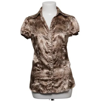 Korte mouwen shirt (Bruin) van Motivi Elastaan, Polyester
