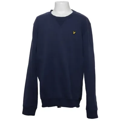 Collegetröja (Blå) från Lyle & Scott Junior Bomull, Polyester