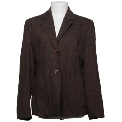 Blazer (Brown) from SAND Basic Acetate, Elastane, Polyamide, Wool