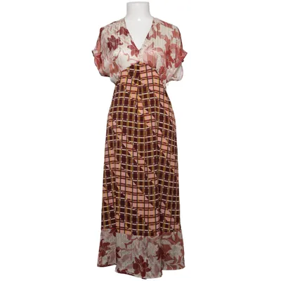 Maxi jurk (Bruin, Roze, Geel) van Sisley