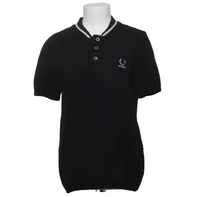 Polotrøje (Sort) fra Fred Perry Kashmir, Merinould