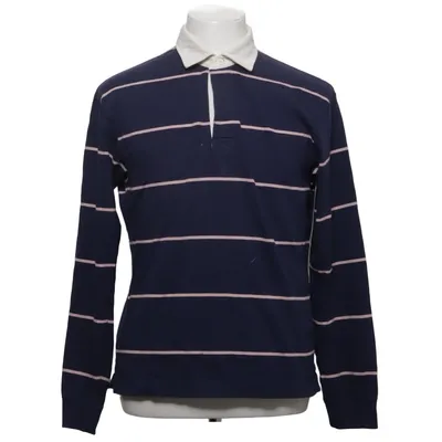 Rugby shirt (Blauw, Wit) van Uniqlo Katoen, Polyester