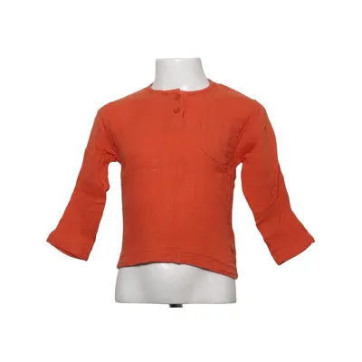 Henley shirt (Oranje) van Sense Organics Organisch katoen