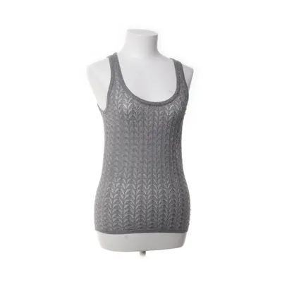 Tanktop (Grijs) van Zara Knit Metallvezel, Polyester, Viscose