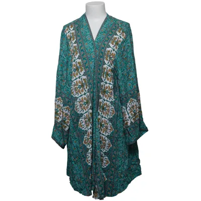 Kimono (Turquoise, Multicolore) de Zanzea Viscose