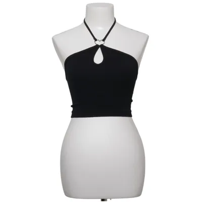 Halter neck top (Black) from Urban Outfitters