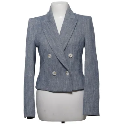 Kavaj (Blå) från Zara Bomull, Polyester