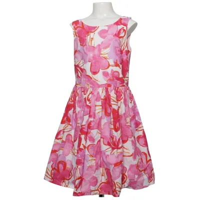 Kjole (Pink, Hvid, Flerfarvet) fra Next Bomuld, Nylon, Polyester, Polyurethan