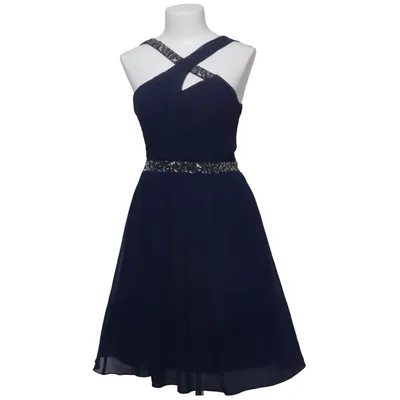 Robe de cocktail (Bleu) de Little Mistress Élasthane, Polyester