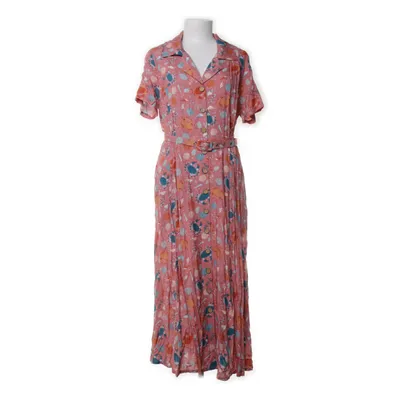 Maxi jurk (Roze, Meerkleurig) van Banned Retro Viscose