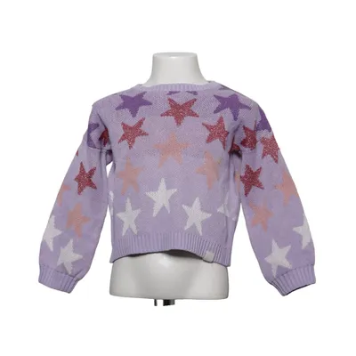 Pull-over (Violet, Multicolore) de United Colors of Benetton Acrylique, Coton, Fibre métallique, Polyester