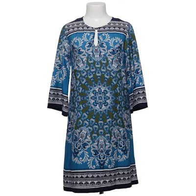 Jurk (Blauw, Groen, Meerkleurig) van Lanidor Katoen, Polyester