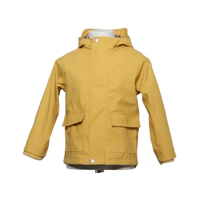 Veste imperméable (Jaune) de Topolino Coton, Polyester, Polyuréthane