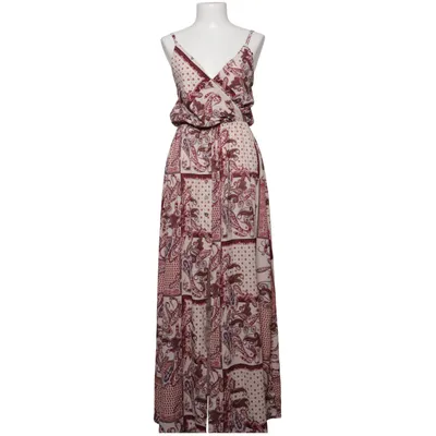 Maxikjole (Beige, Rød, Flerfarvet) fra Mira & Co Polyester