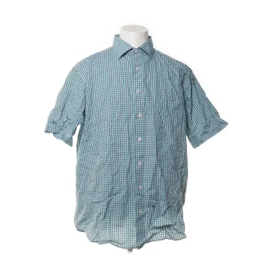 Kortärmad skjorta (Grön, Vit, Flerfärgad) från Atlant Bomull