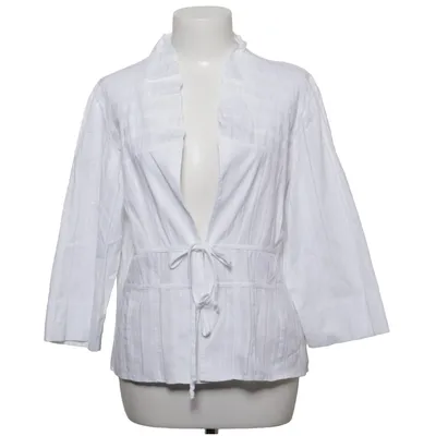 Blouse portefeuille (Blanc) de Verse Coton
