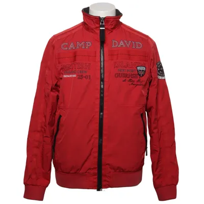 Bomber jacket (Red) from Camp David Blue Cotton, Polyester