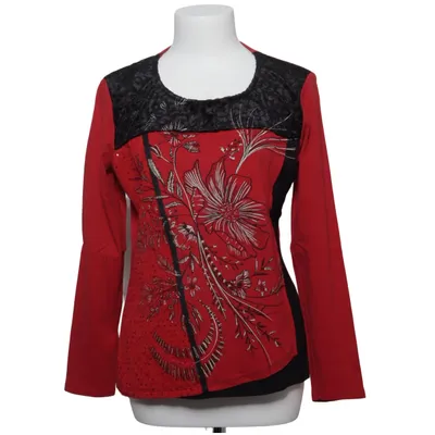 Top (Rood, Zwart, Meerkleurig) van Karlsson Katoen, Elastaan, Polyester, Viscose