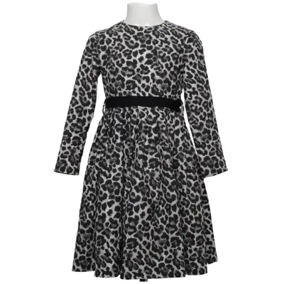 Kjole (Grå, Sort) fra Il Gufo Acetat, Bomuld, Elastan, Polyamid, Polyester, Viscose