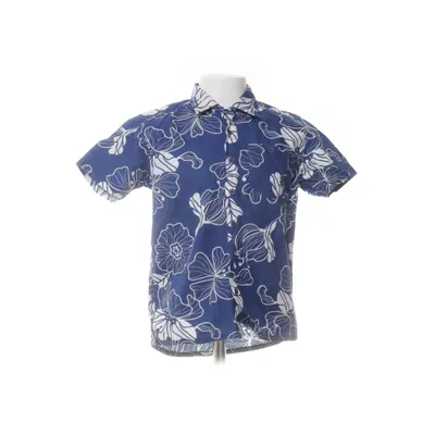 Kortärmad skjorta (Blå, Vit) från Polarn O. Pyret Bomull