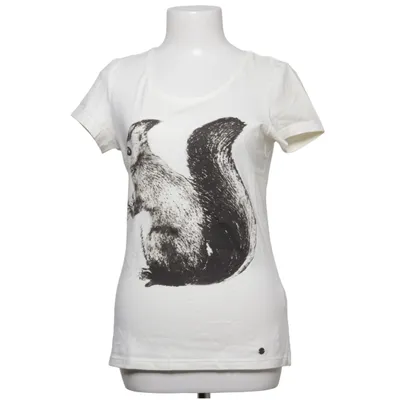 T-shirt (Blanc, Noir) de AJC Coton, Élasthane