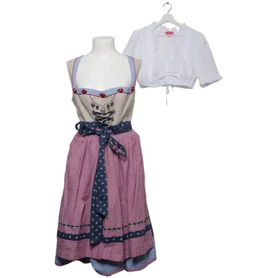 Dirndl (Red, Blue, White) from Country Line Cotton, Linen, Polyester