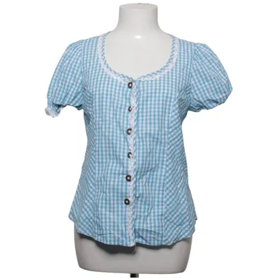 Dirndl blouse (Blauw, Wit) van Distler