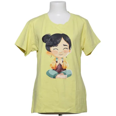 T-shirt (Jaune) de SBS Coton, Élasthane
