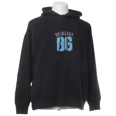 Sweat à capuche (Noir, Bleu) de Overload Coton